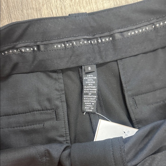 Robert Rodriguez Black Dress Pants with Embellished Pockets - Picture 3 of 3